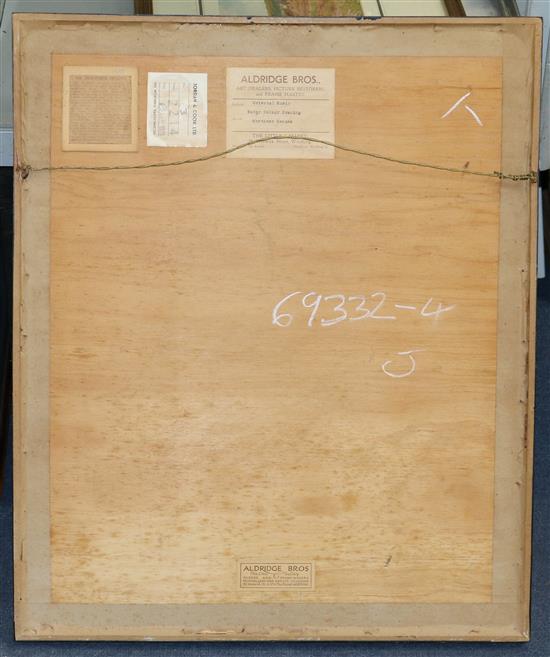 Mortimer Menpes (1855-1938) Oriental music, 14.5 x 13in.